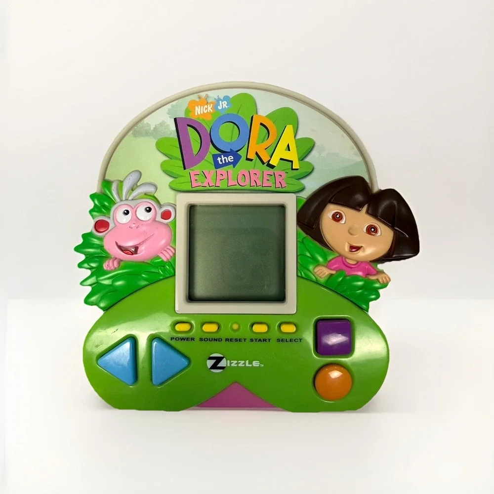 2005 Dora The Explorer Zizzle Handheld Electronic Learning Game Tested Works